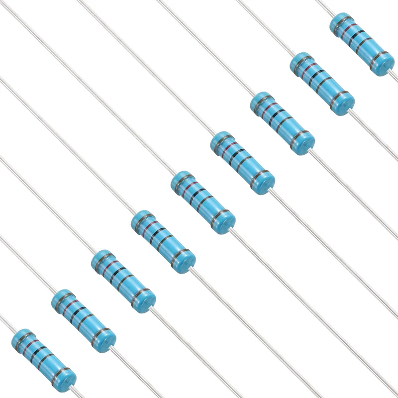 1.2K Ohm Resistor, 50Pcs 2W Metal Film Fixed Resistor 1% Tolerance