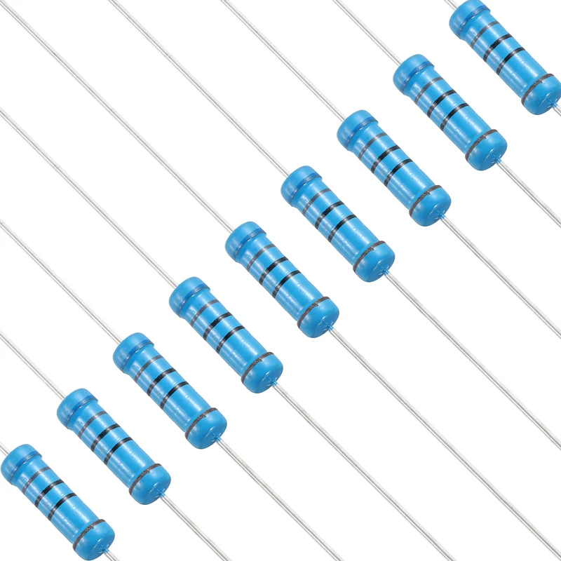 680 Ohm Resistor, 50Pcs 2W Metal Film Fixed Resistor 1% Tolerance