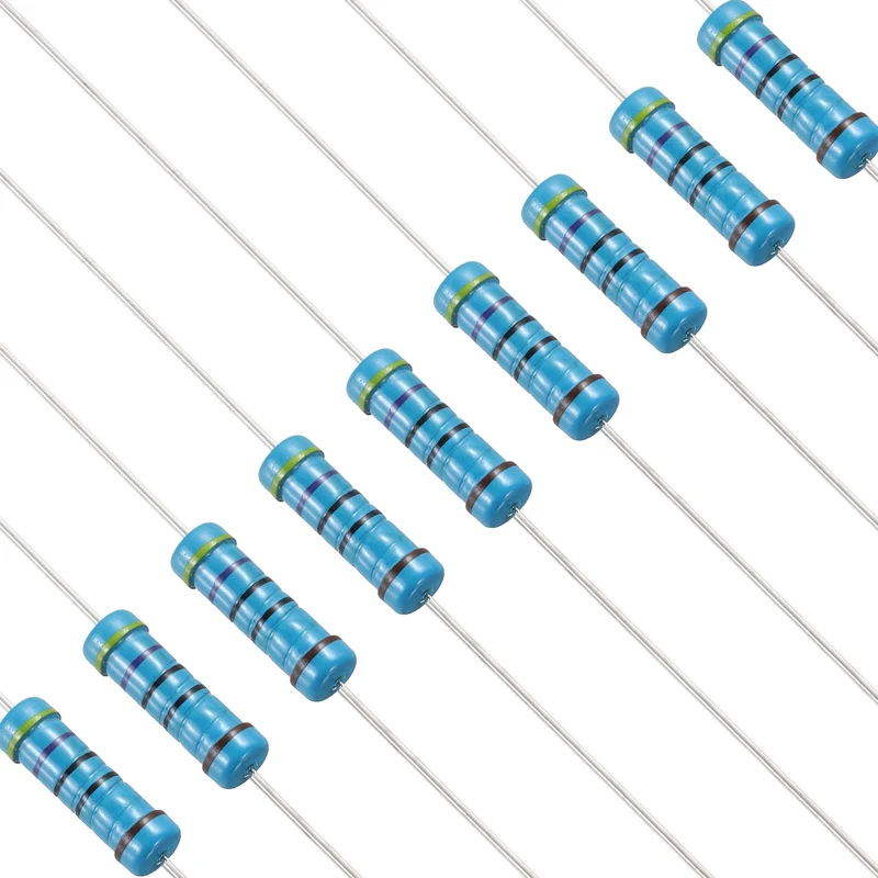 470 Ohm Resistor, 50Pcs 2W Metal Film Fixed Resistor 1% Tolerance
