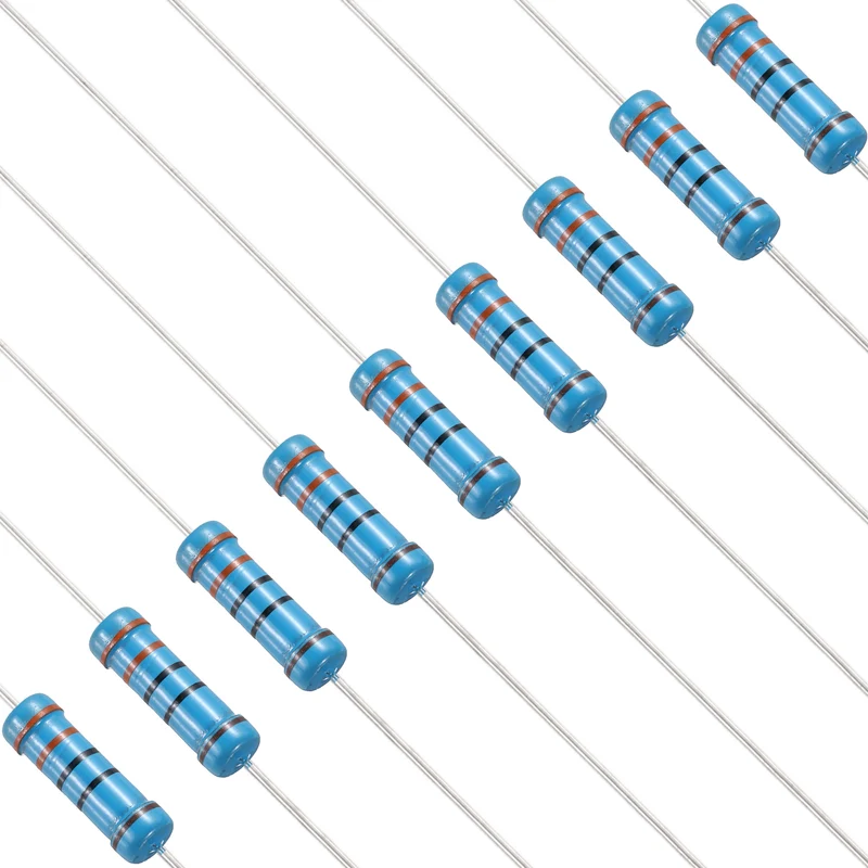 330 Ohm Resistor, 50Pcs 2W Metal Film Fixed Resistor 1% Tolerance