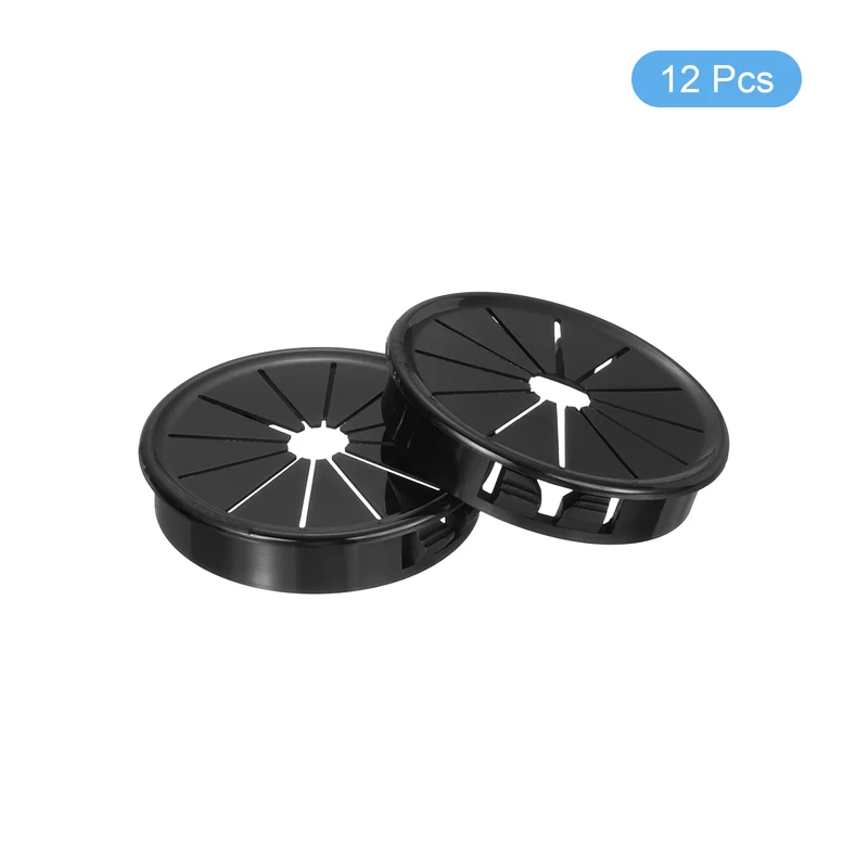 Snap Bushing Grommet, 1.97"(50mm) Mount Dia, 12Pcs Nylon Bushing Grommet, Black