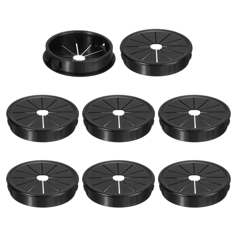 Snap Bushing Grommet, 1.97"(50mm) Mount Dia, 8Pcs Nylon Bushing Grommet, Black