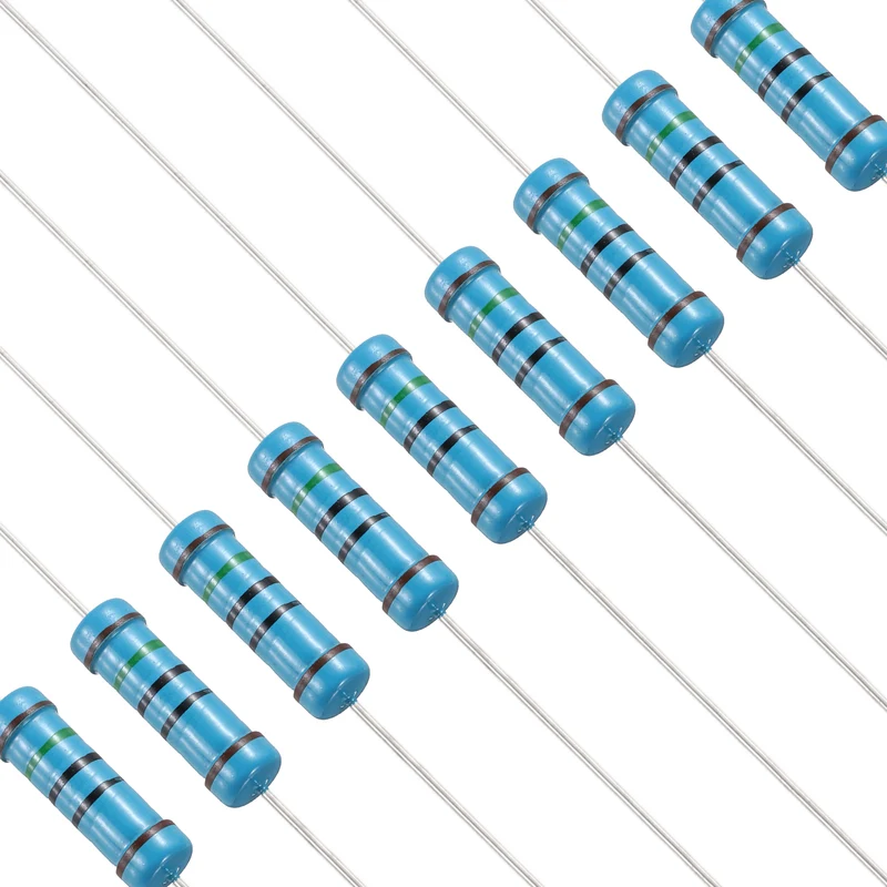 150 Ohm Resistor, 50Pcs 2W Metal Film Fixed Resistor 1% Tolerance