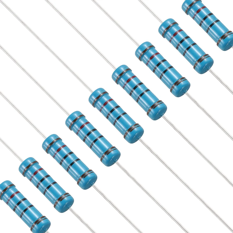 120 Ohm Resistor, 50Pcs 2W Metal Film Fixed Resistor 1% Tolerance