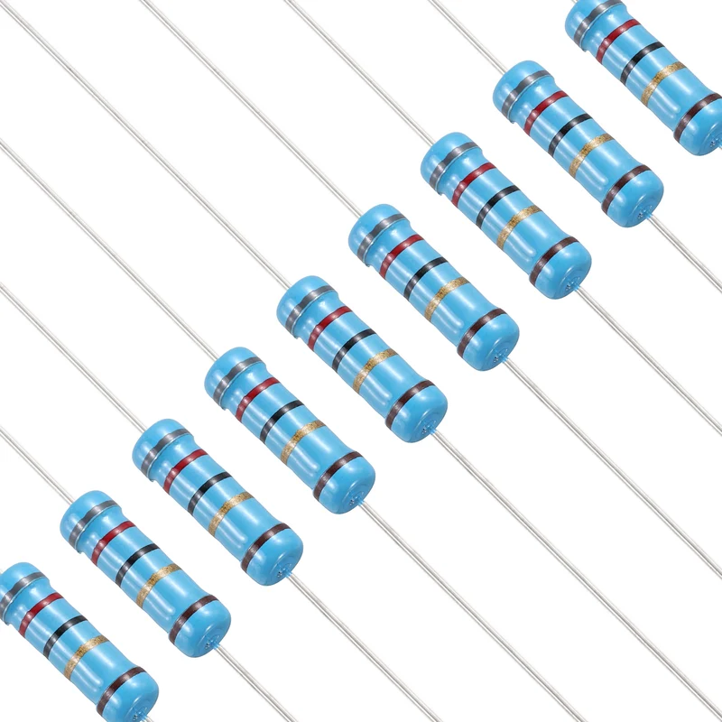 82 Ohm Resistor, 50Pcs 2W Metal Film Fixed Resistor 1% Tolerance