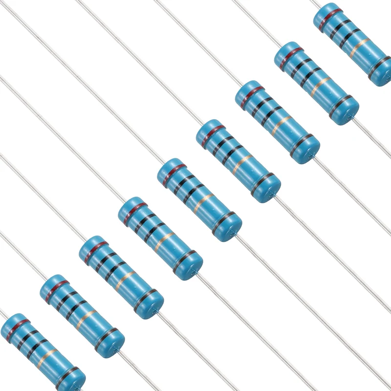 20 Ohm Resistor, 50Pcs 2W Metal Film Fixed Resistor 1% Tolerance