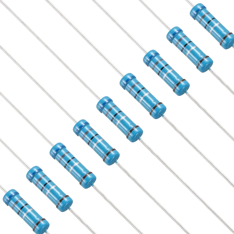 6.8 Ohm Resistor, 50Pcs 2W Metal Film Fixed Resistor 1% Tolerance