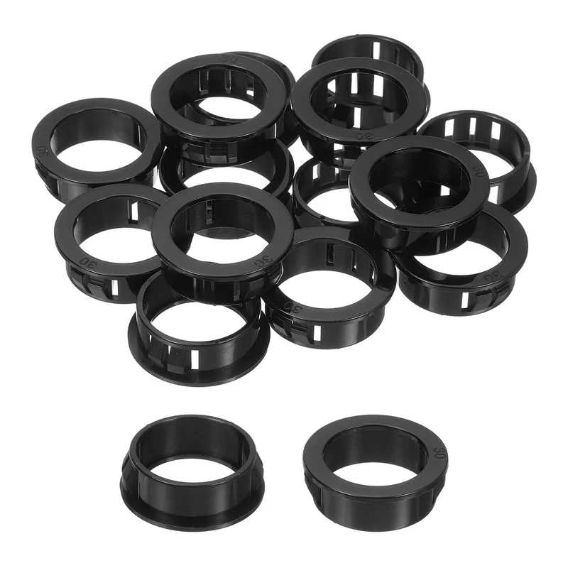 Cable Snap Bushing Grommets, 36Pcs 30mm/1.18" Mount Dia Snap Bushing Grommet