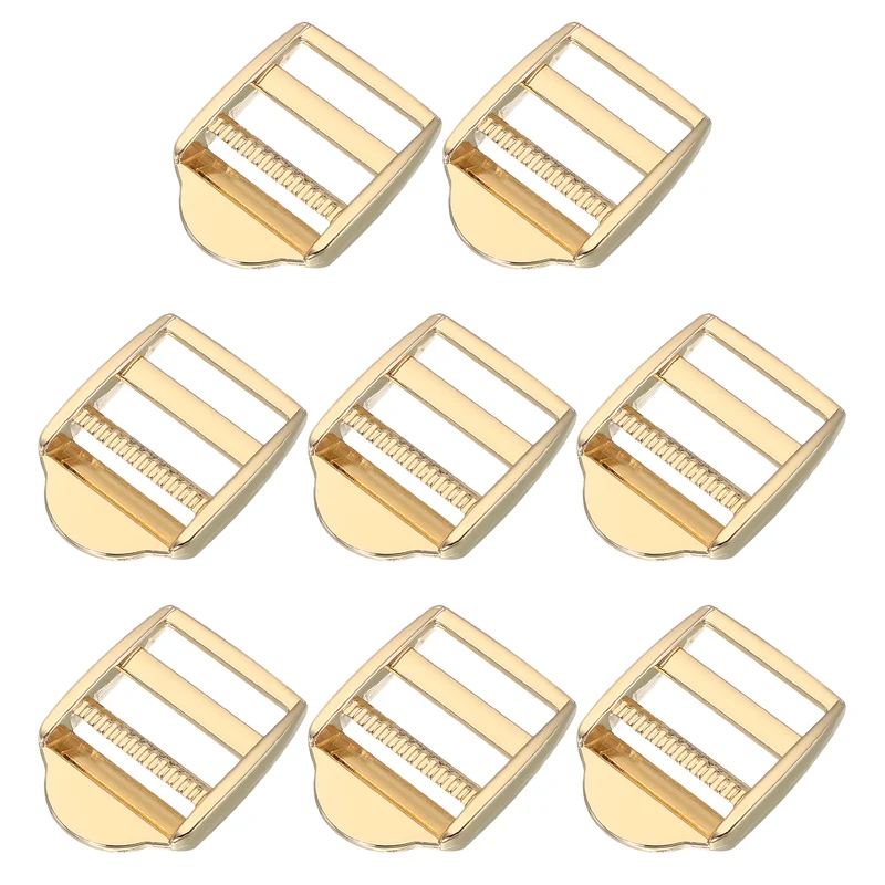 8pcs Ladder Lock Buckle Slider 1" Zinc Alloy Adjustable Buckle, Vintage Bronze 7