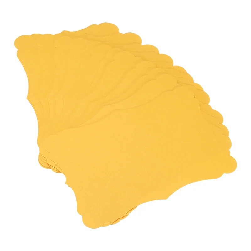 30Pcs Blank Kraft Cards Cardstock, 5x7 Inch Thick Cardstock Paper Golden
