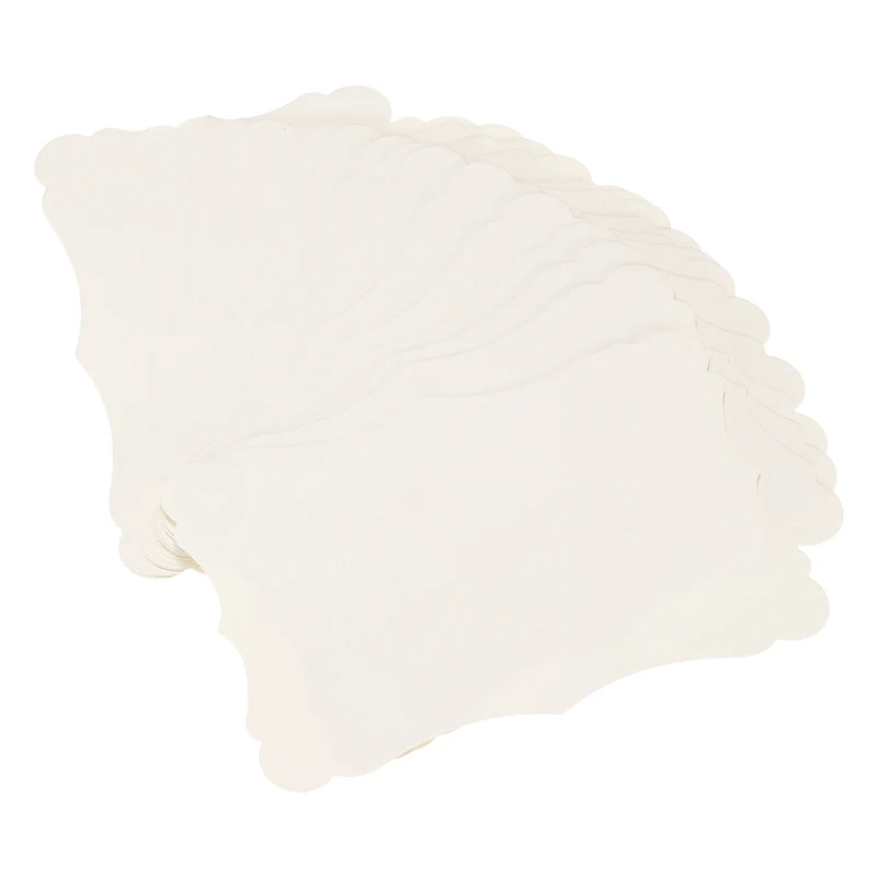 30Pcs Blank Kraft Cards Cardstock, 5x7 Inch Thick Cardstock Paper White