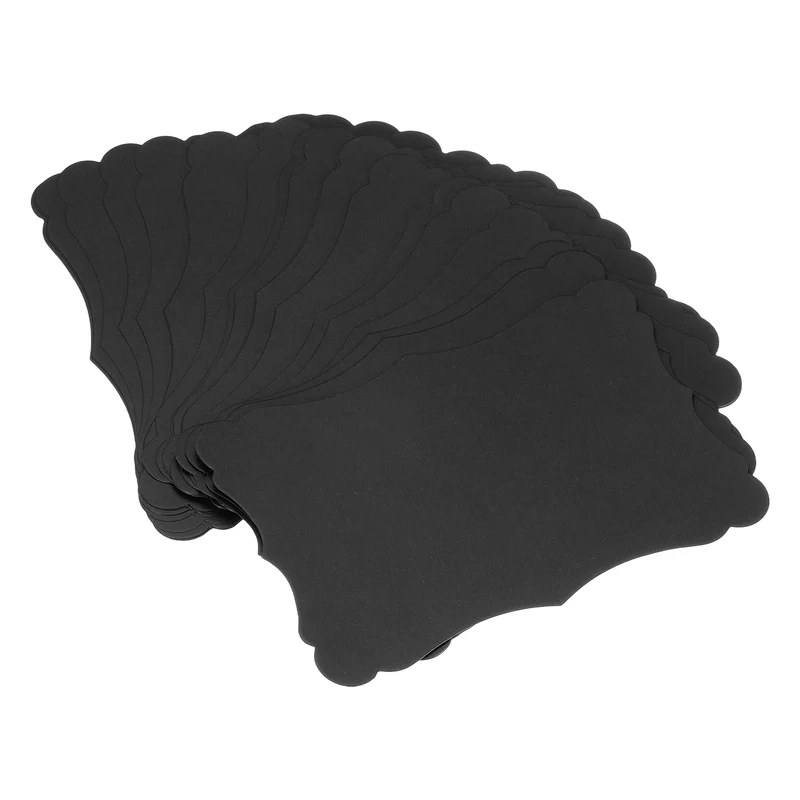 30Pcs Blank Kraft Cards Cardstock, 5x7 Inch Thick Cardstock Paper Black
