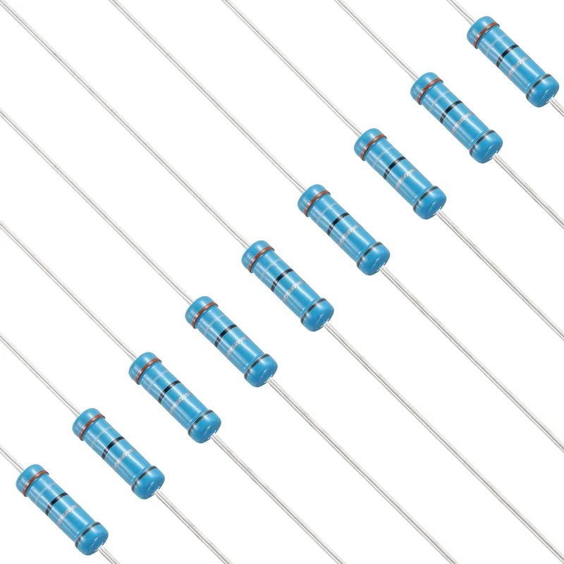 3.9 Ohm Resistor, 50Pcs 2W Metal Film Fixed Resistor 1% Tolerance