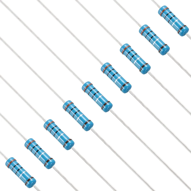 3 Ohm Resistor, 50Pcs 2W Metal Film Fixed Resistor 1% Tolerance