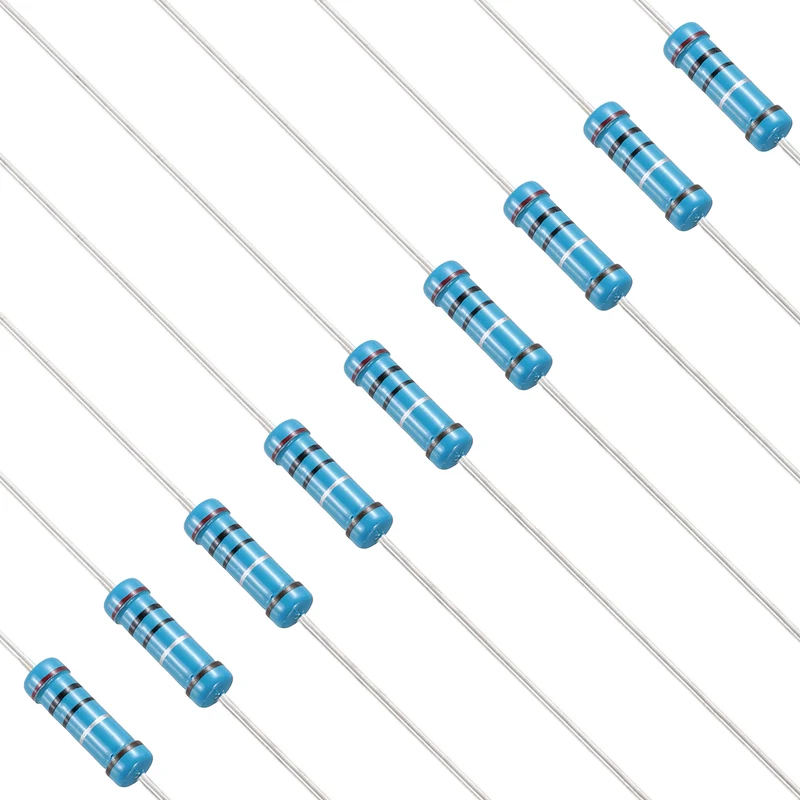 2 Ohm Resistor, 50Pcs 2W Metal Film Fixed Resistor 1% Tolerance