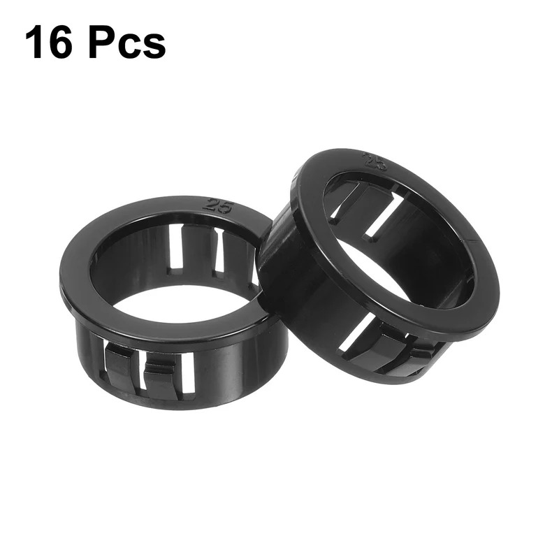 Cable Snap Bushing Grommets, 16Pcs 25mm/0.98" Mount Dia Snap Bushing Grommet