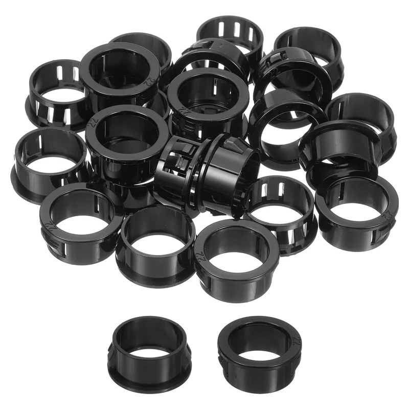 Cable Snap Bushing Grommets, 46Pcs 22mm/0.87" Mount Dia Snap Bushing Grommet