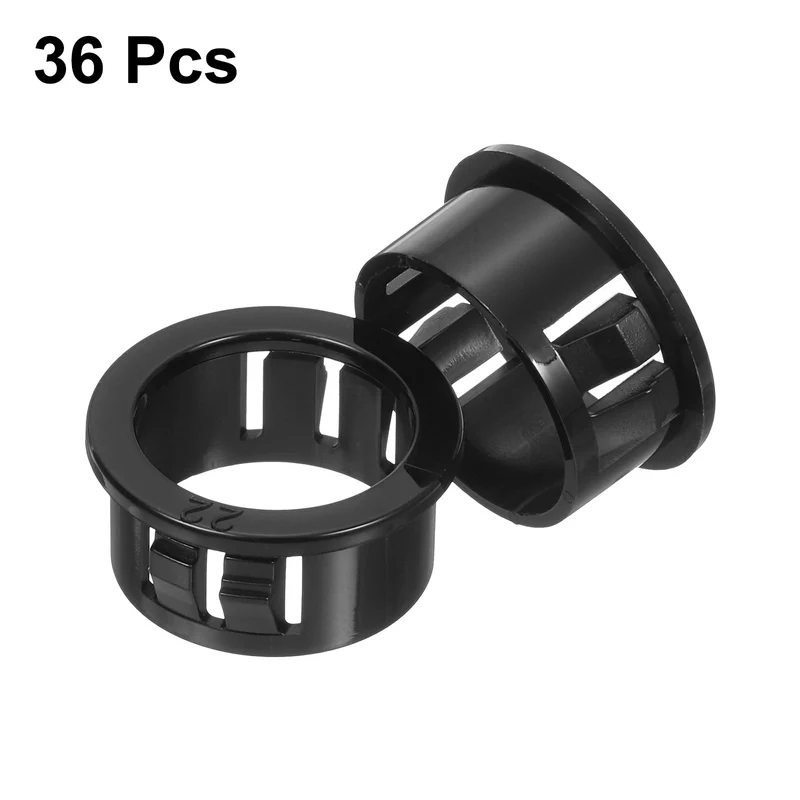 Cable Snap Bushing Grommets, 36Pcs 22mm/0.87" Mount Dia Snap Bushing Grommet