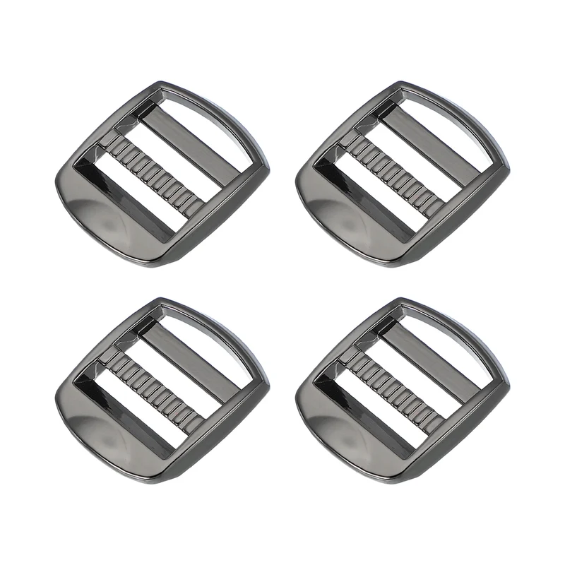 8pcs Ladder Lock Buckle Slider 1" Zinc Alloy Adjustable Buckle, Light Gold 7