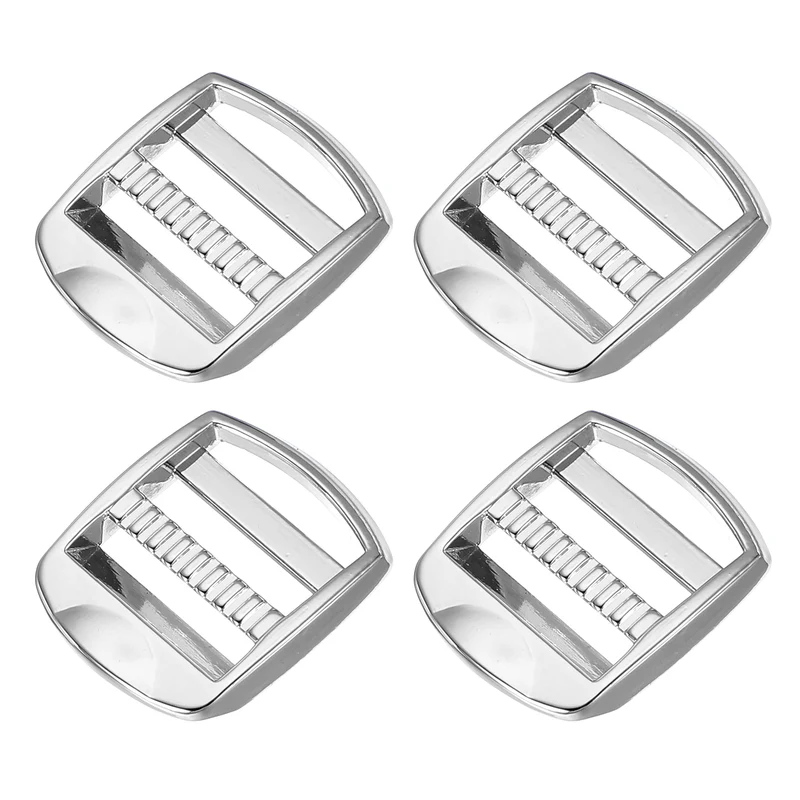 4pcs Ladder Lock Buckle Slider 3/4" Zinc Alloy Adjustable Buckle, Bronze 7