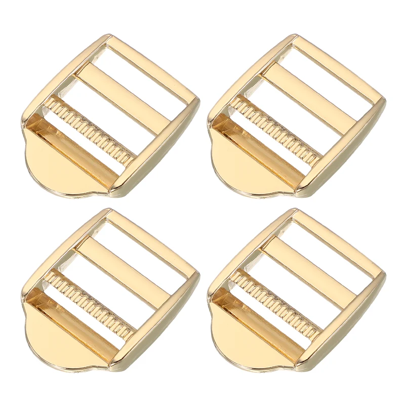 4pcs Ladder Lock Buckle Slider 1" Zinc Alloy Adjustable Buckle, Vintage Bronze 7