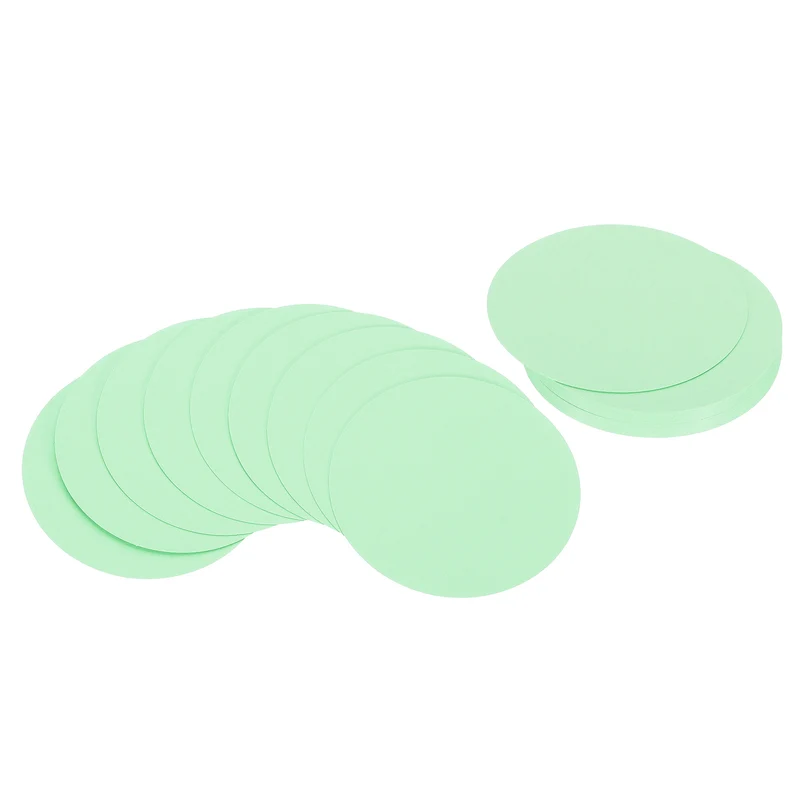 6inch Circle Card Stock, 36Pcs Cutouts Paper Thick Cardstock Coaster Light Green