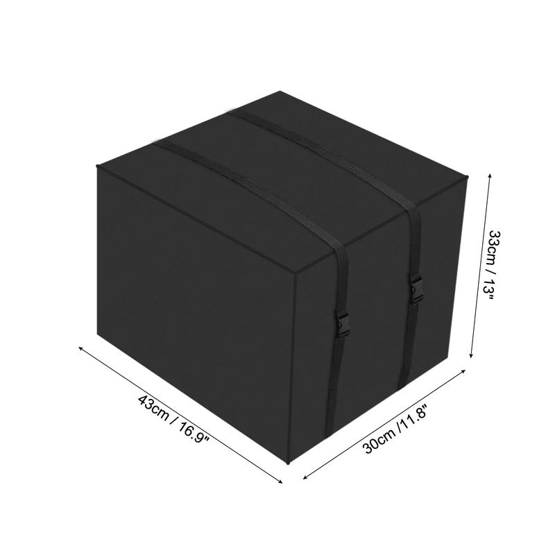 Air Conditioner Cover for Outside Units, 17x12x13 inch Waterproof Window AC Unit Cover Winter Dustproof Outdoor Window AC Protection Covers for Outdoor, Black