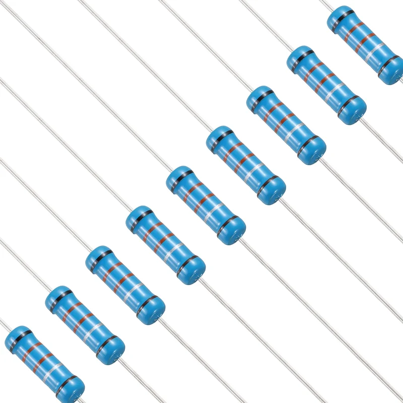 0.33 Ohm Resistor, 50Pcs 2W Metal Film Fixed Resistor 1% Tolerance
