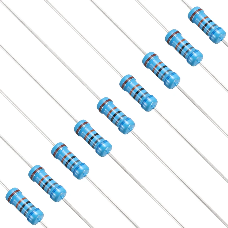 680K Ohm Resistor, 50Pcs 1W Metal Film Fixed Resistor 1% Tolerance