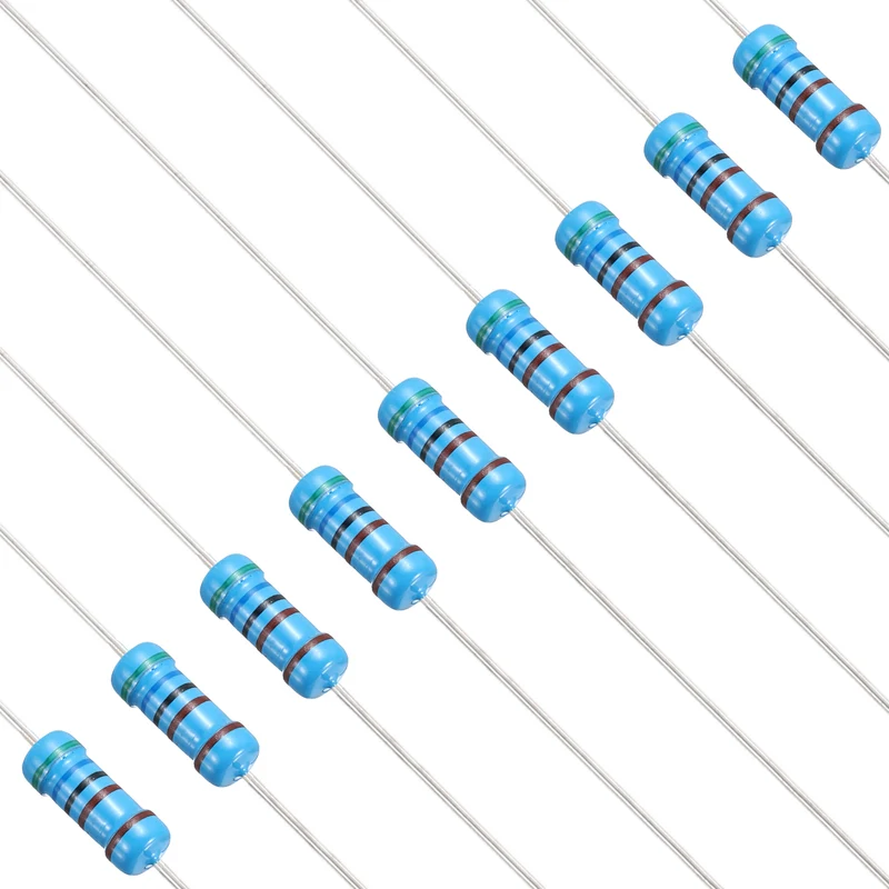 5.6K Ohm Resistor, 50Pcs 1W Metal Film Fixed Resistor 1% Tolerance