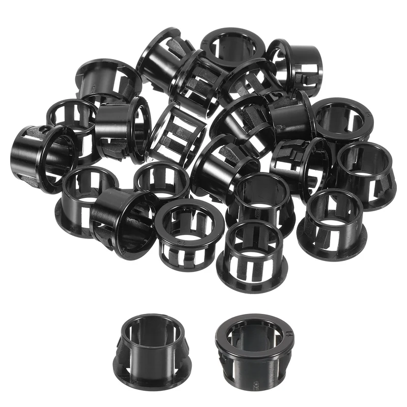 Cable Snap Bushing Grommets, 36Pcs 14mm/0.55" Mount Dia Snap Bushing Grommet