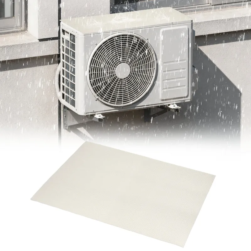 Air Conditioner Drip Cushion 39"x24"x5/32" Self-Adhesive AC Top Pad White