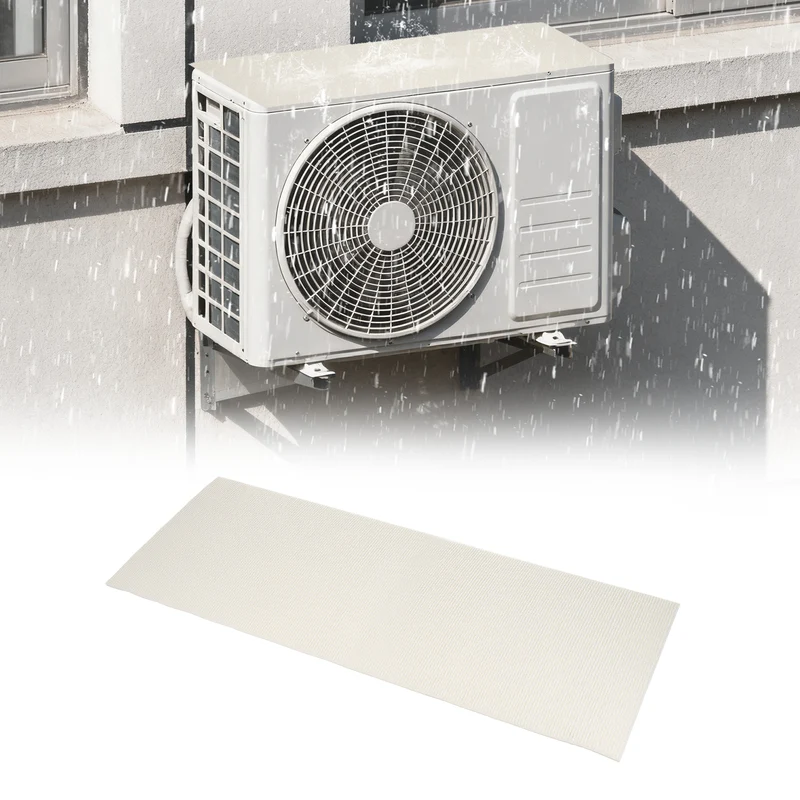 Air Conditioner Drip Cushion 39"x12"x5/32" Self-Adhesive AC Top Pad White