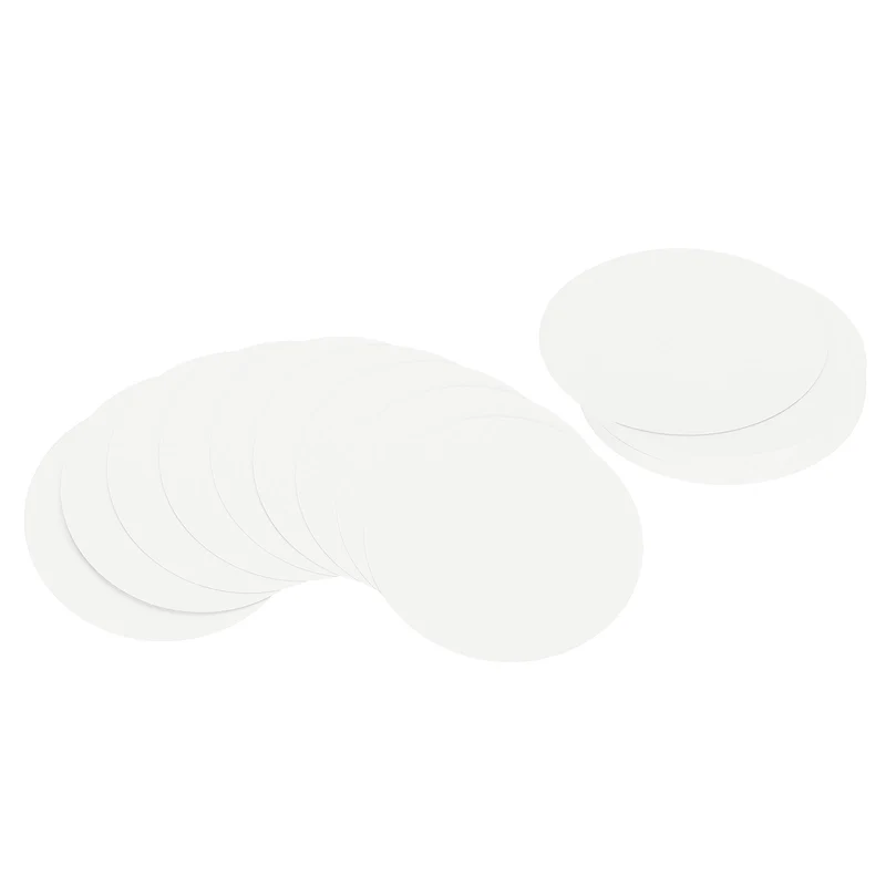 5inch Circle Card Stock, 36Pcs Cutouts Paper Thick Cardstock Coaster White