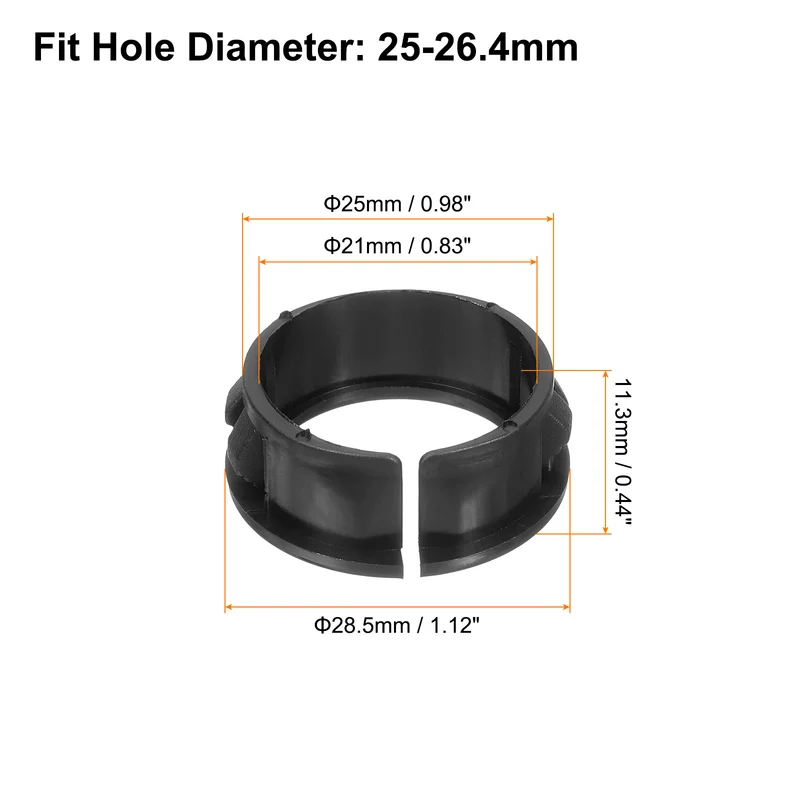 Cable Snap Bushing Grommets, 30Pcs 25mm/0.98" Mount Dia Snap Bushing Grommet