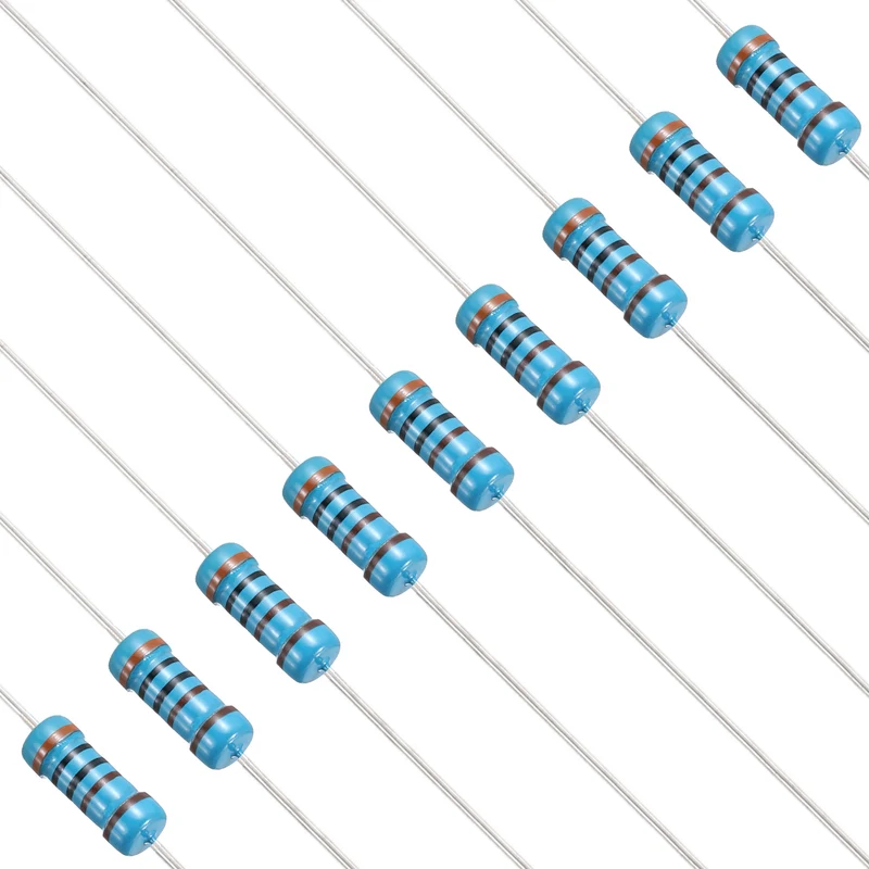 3K Ohm Resistor, 50Pcs 1W Metal Film Fixed Resistor 1% Tolerance