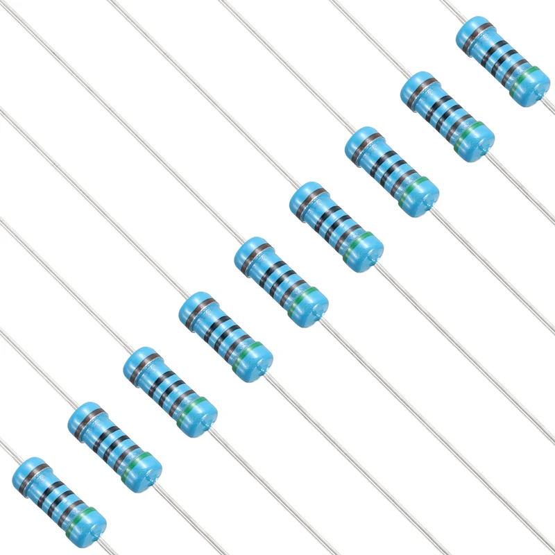 510 Ohm Resistor, 50Pcs 1W Metal Film Fixed Resistor 1% Tolerance