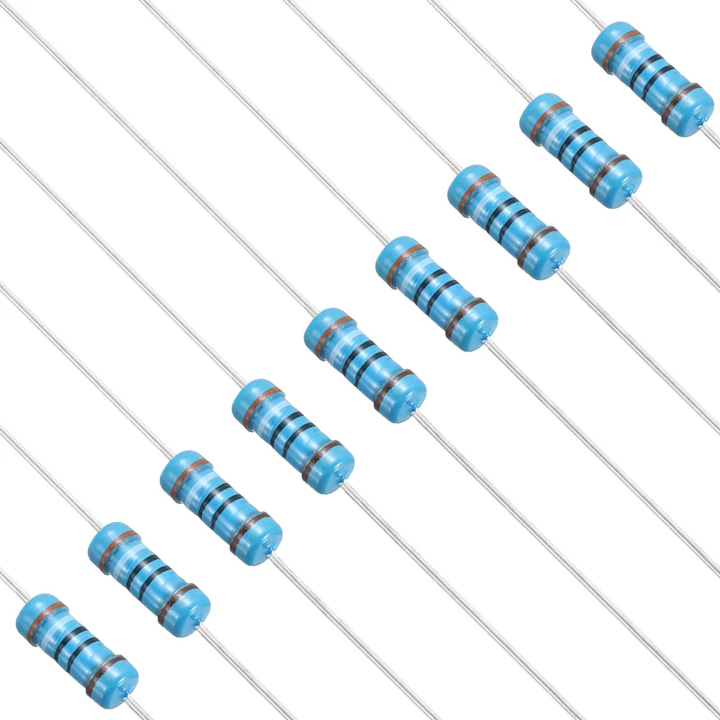 390 Ohm Resistor, 50Pcs 1W Metal Film Fixed Resistor 1% Tolerance
