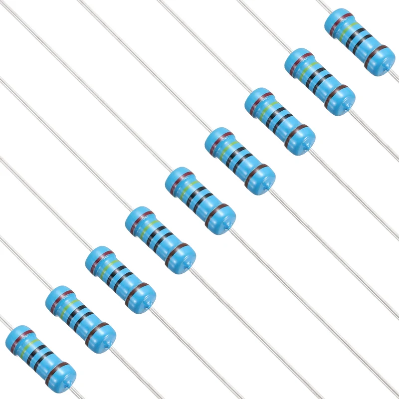 240 Ohm Resistor, 50Pcs 1W Metal Film Fixed Resistor 1% Tolerance