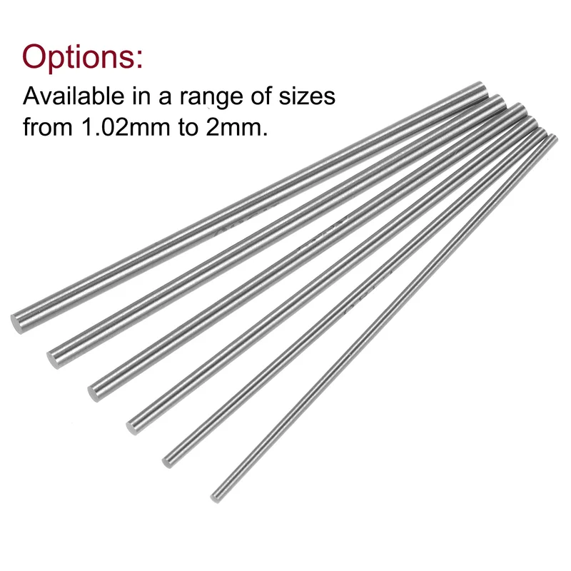 2pcs Class x Steel Pin Gage 1.32mm Dia Metric Tolerance 0.001mm Plug Gage Pins