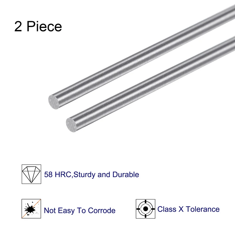 2pcs Class x Steel Pin Gage 1.30mm Dia Metric Tolerance 0.001mm Plug Gage Pins