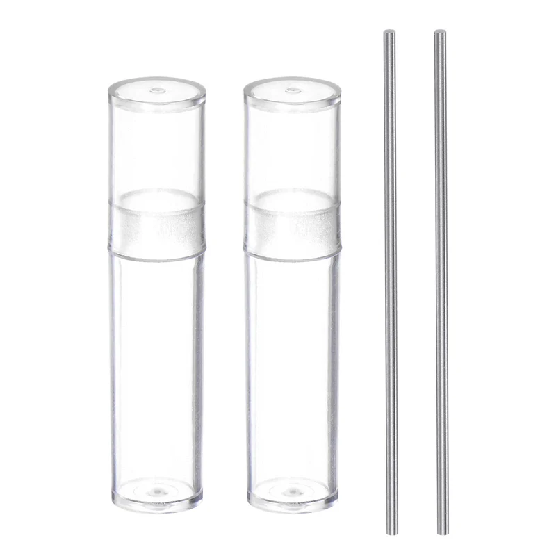 2pcs Class x Steel Pin Gage 1.25mm Dia Metric Tolerance 0.001mm Plug Gage Pins