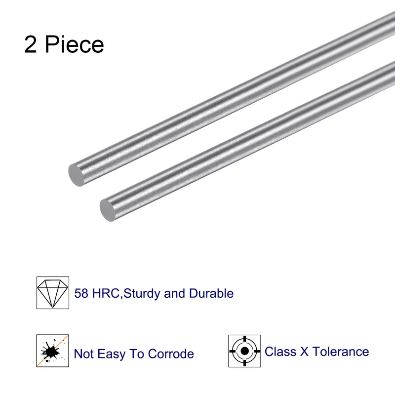 2pcs Class x Steel Pin Gage 1.25mm Dia Metric Tolerance 0.001mm Plug Gage Pins