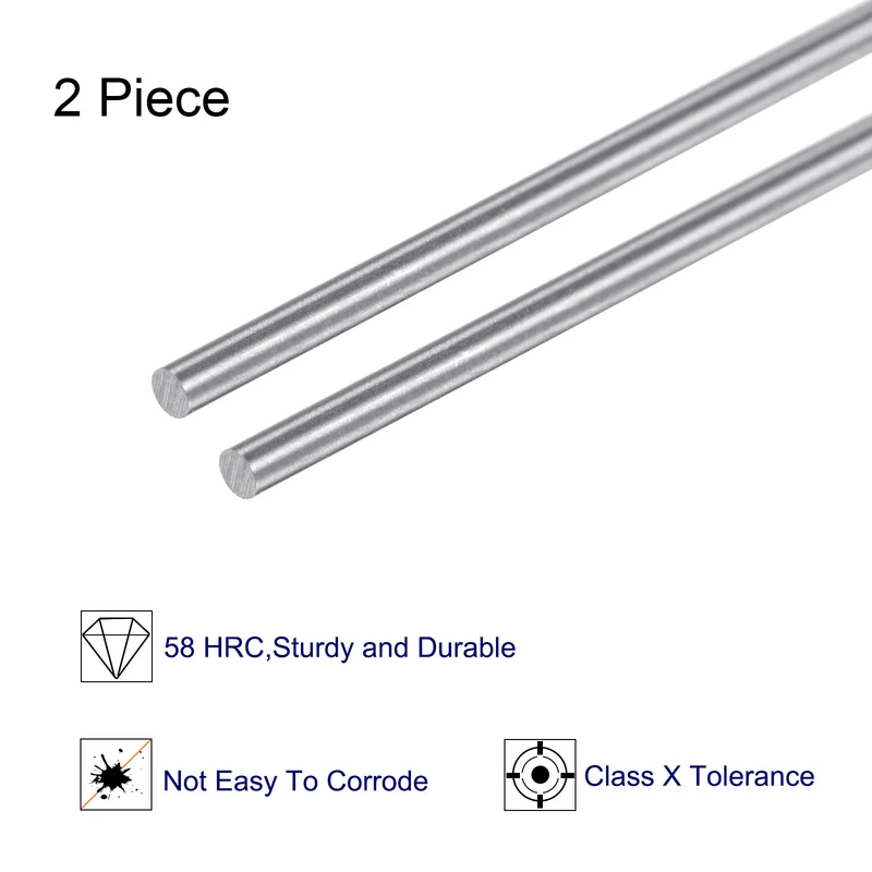 2pcs Class x Steel Pin Gage 1.20mm Dia Metric Tolerance 0.001mm Plug Gage Pins