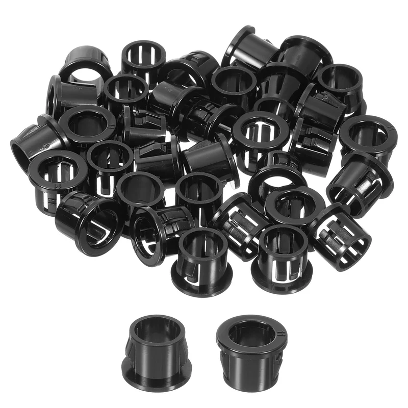 Cable Snap Bushing Grommets, 36Pcs 11mm/0.43" Mount Dia Snap Bushing Grommet