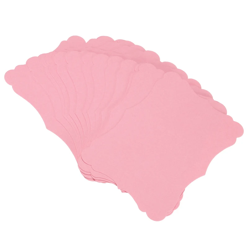 60Pcs Blank Kraft Cards Cardstock, 5x7 Inch Thick Cardstock Paper Pink