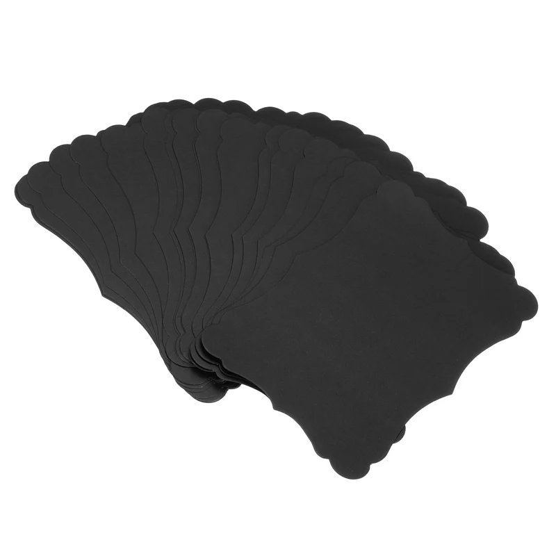 60Pcs Blank Kraft Cards Cardstock, 5x7 Inch Thick Cardstock Paper Black