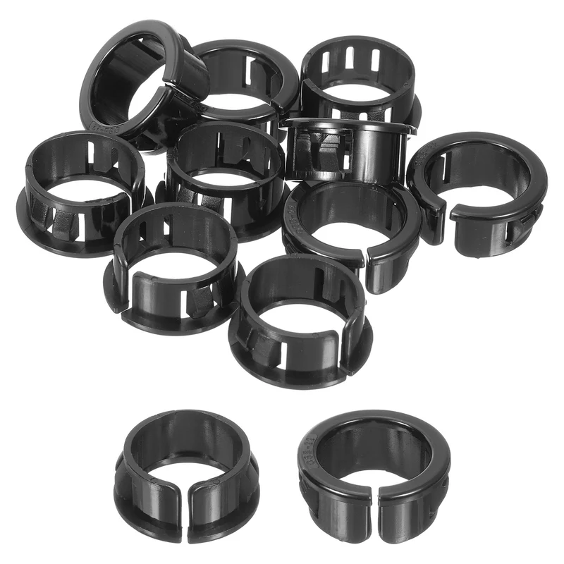 Cable Snap Bushing Grommets, 30Pcs 21mm/0.83" Mount Dia Snap Bushing Grommet