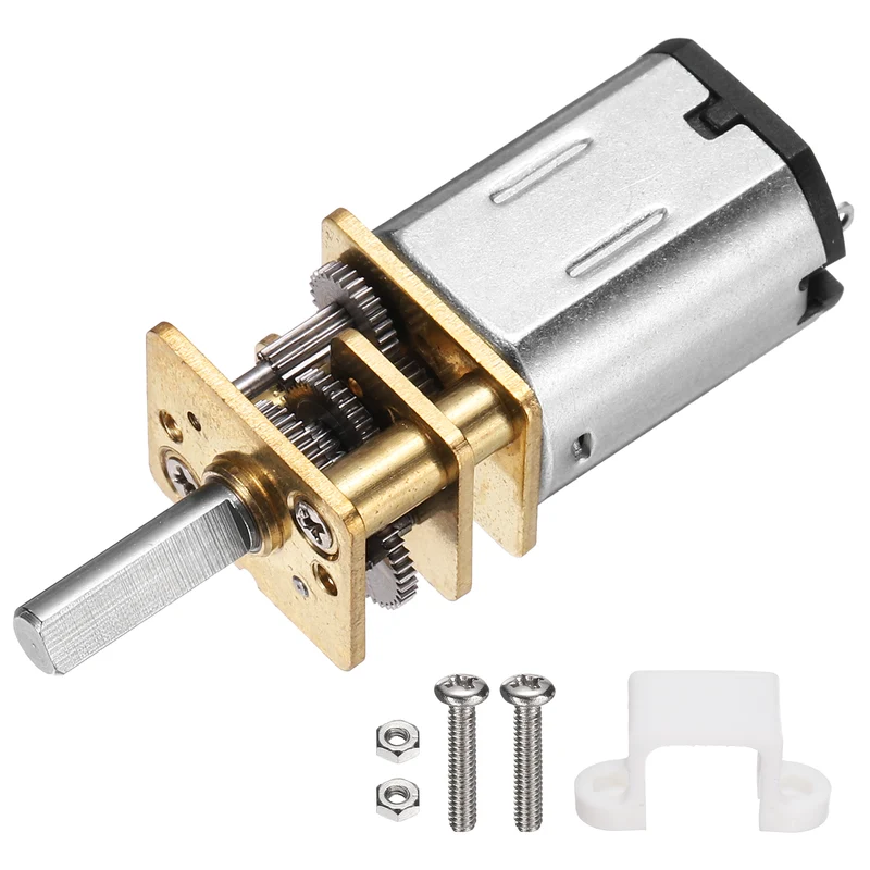 N20 Mini Micro Gear Motor Full Metal Gear DC 3V 125RPM