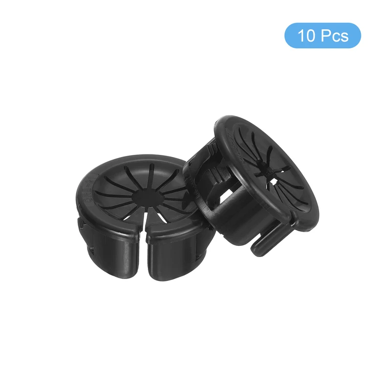 Snap Bushing Grommet 0.83"(21mm) Mount Dia, 10Pcs Bushing Grommet with a Opening